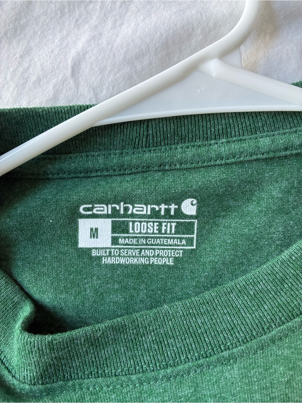 Carhartt Long-Sleeve Crew Tee in Forest Green - Picture 2 of 5